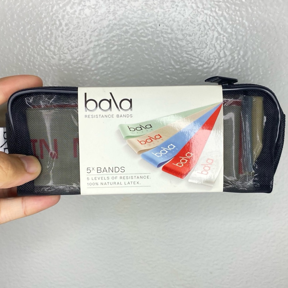 New 5 Bala Resistance Bands in Mesh Carry Case - Picture 3 of 5